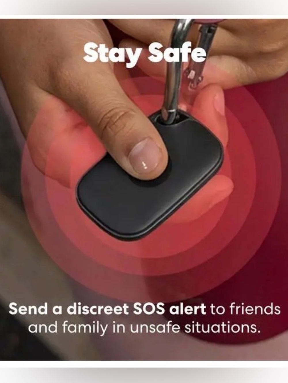 TILE PRO TRACKER: FIND YOUR PHONE, LOST/STOLEN ITEMS, STAY SAFE WITH SOS - NWT - Picture 8 of 8